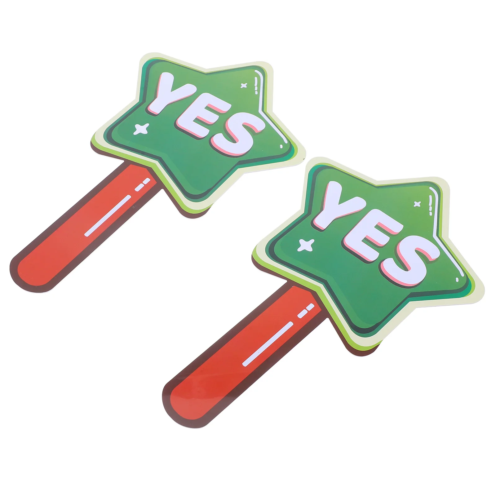 2Pcs Dualsided Voting Paddles Red held Score Boards Yes No down Classroom Teaching Supplies Waterproof Plastic
2Pcs Dualsided Voting Paddles Red held Score Boards Yes No down Classroom Teaching Supplies Waterproof Plastic