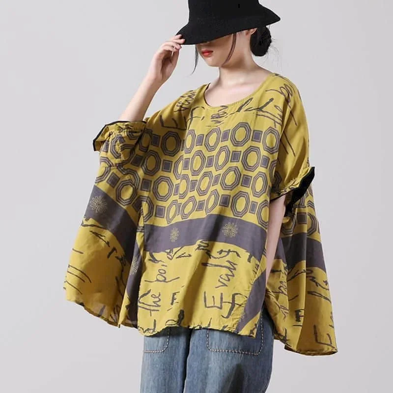 Pop Literary T-shirts For Women Printed O-neck Tops Oversized Casual Loose Korean Style Short Sleeve Retro Aesthetic Clothes Tre
Pop Literary T-shirts For Women Printed O-neck Tops Oversized Casual Loose Korean Style Short Sleeve Retro Aesthetic Clothes Tre