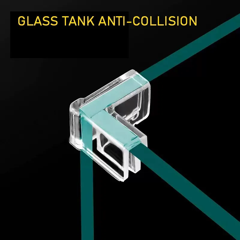 4pcs set 3MM-20MM PVC Transparent Anti-collision Fish Tank Corner Protector Adhesive Free Protective Cover Aquarium Accessories
4pcs set 3MM-20MM PVC Transparent Anti-collision Fish Tank Corner Protector Adhesive Free Protective Cover Aquarium Accessories