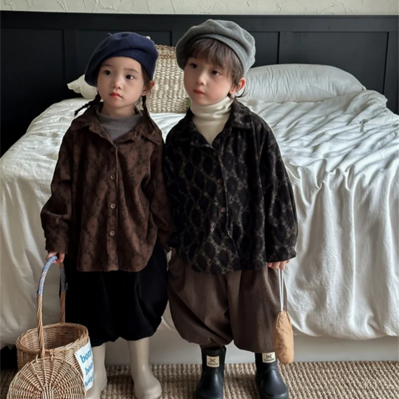 Boys Baby's Kids Blouse Coat Jacket Outwear Cotton 2024 Retro Spring Autumn Shirts Outwear Teenagers Overcoat Children's Clothi
Boys Baby's Kids Blouse Coat Jacket Outwear Cotton 2024 Retro Spring Autumn Shirts Outwear Teenagers Overcoat Children's Clothi
