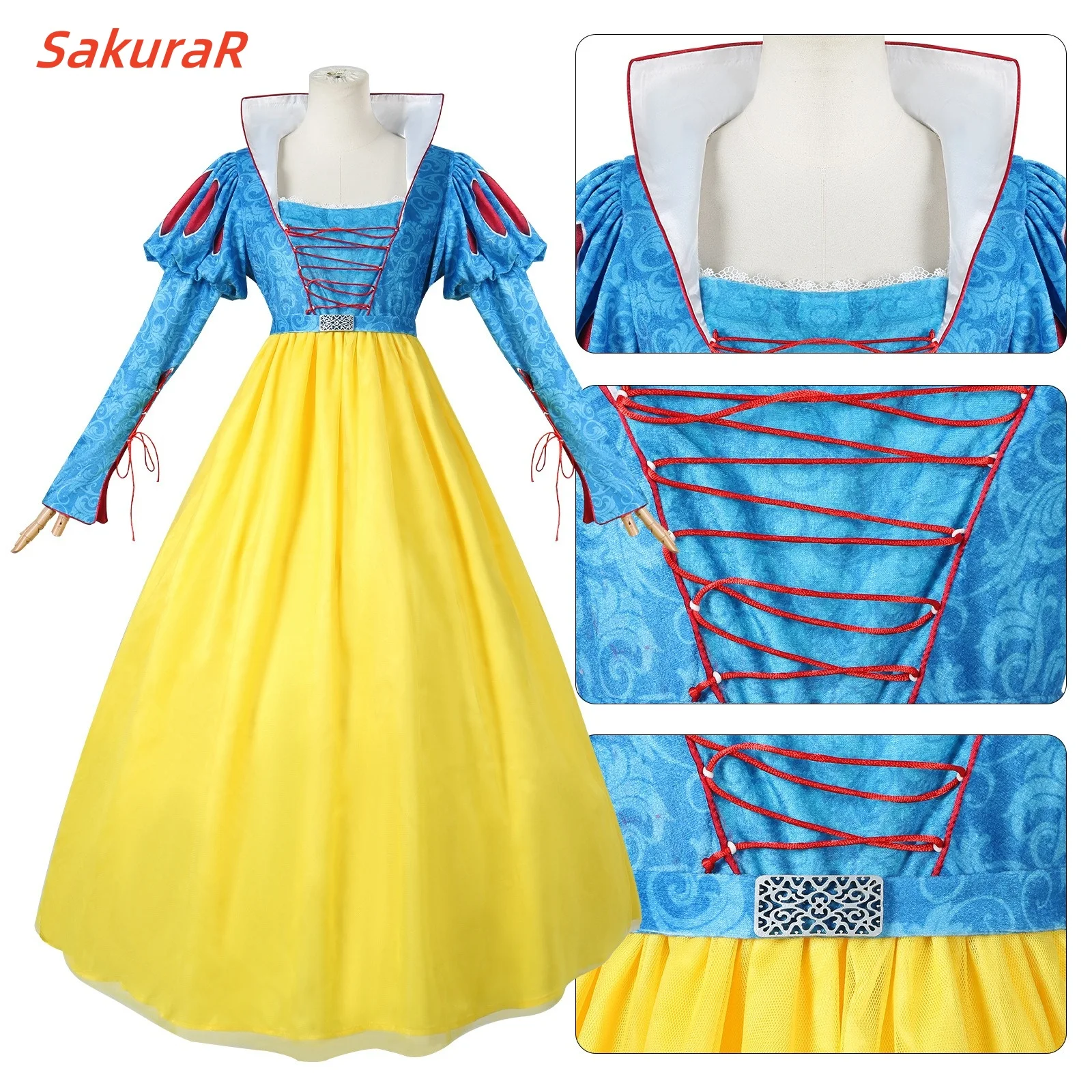 New Movies of 2025 Snow White cosplay Costume Adult and Child Sizes Fairy Tale Sweet Princess Dress Halloween Ball Woman Uniform
New Movies of 2025 Snow White cosplay Costume Adult and Child Sizes Fairy Tale Sweet Princess Dress Halloween Ball Woman Uniform