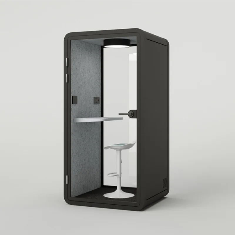 For Modern Indoor/Outdoor Office Pods Telephone Booth Soundproof with LED Lighting
For Modern Indoor/Outdoor Office Pods Telephone Booth Soundproof with LED Lighting