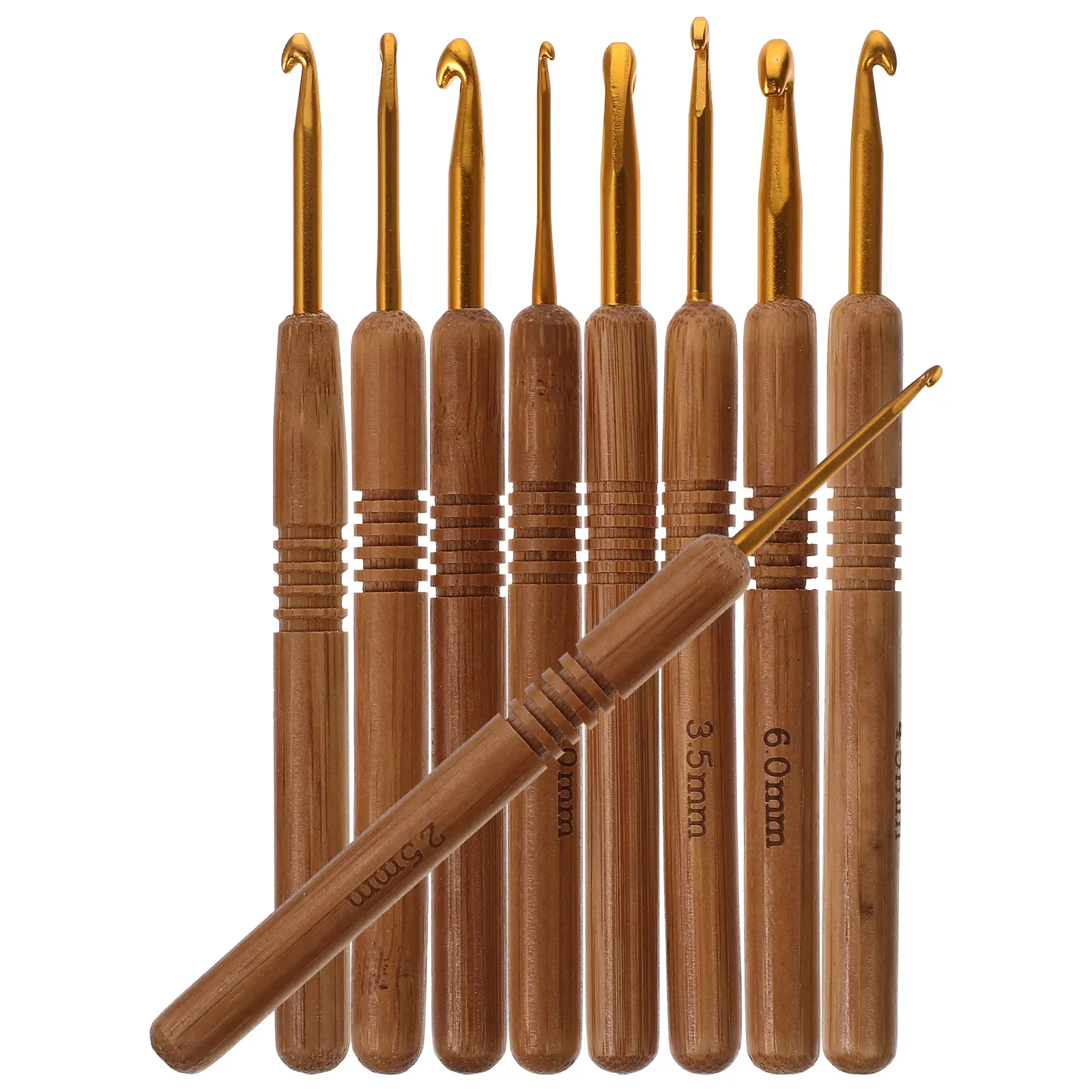 9pcs Bamboo Crochet Hook Kit Yarn Accessories Weaving Needles Durable Long crochet hook set scarf hat gloves sweater
9pcs Bamboo Crochet Hook Kit Yarn Accessories Weaving Needles Durable Long crochet hook set scarf hat gloves sweater