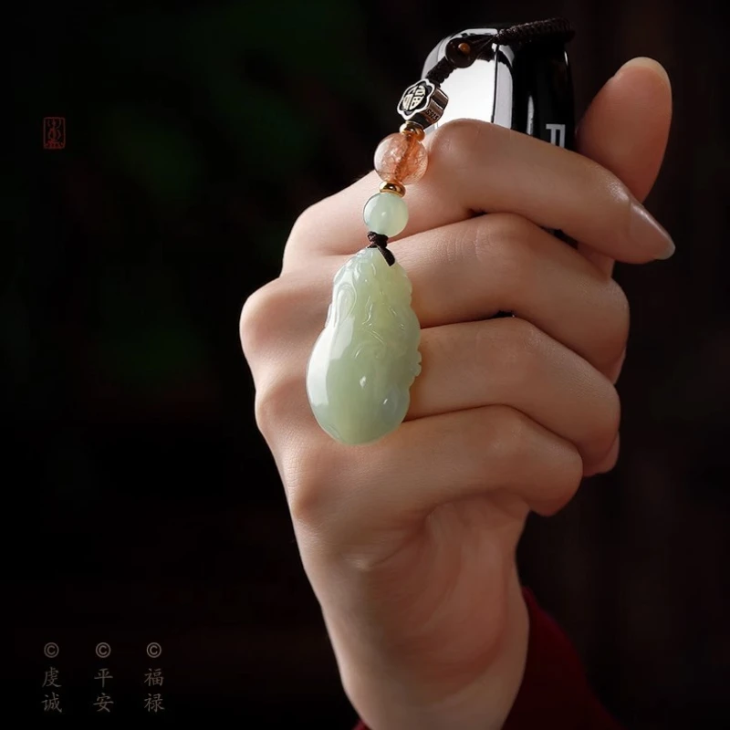 Hetian Jade Pixiu Car Keychain for Men BMW Pendant Motorcycle E bike Citrine Bag Charm for Women Gifts
Hetian Jade Pixiu Car Keychain for Men BMW Pendant Motorcycle E bike Citrine Bag Charm for Women Gifts