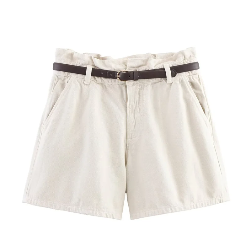 Women's Shorts New Summer 2025 White Casual Shorts Belt Decoration Casual Fashion Personality Versatile Show long legs
Women's Shorts New Summer 2025 White Casual Shorts Belt Decoration Casual Fashion Personality Versatile Show long legs