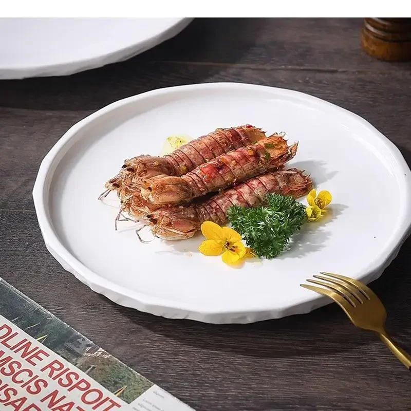 Irregular Ceramic Flat Plate Dessert Dish Sushi Steak Restaurant Molecular Cooking Specialty Tableware
Irregular Ceramic Flat Plate Dessert Dish Sushi Steak Restaurant Molecular Cooking Specialty Tableware