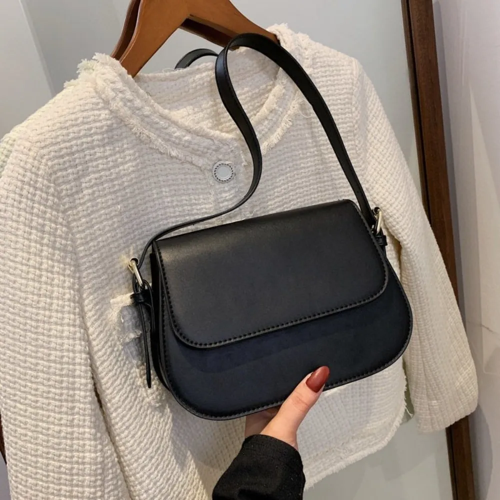 Elegant PU Leather Crossbody Bag Square Solid Color Messenger Bag Flap Closure Underarm Bag
Elegant PU Leather Crossbody Bag Square Solid Color Messenger Bag Flap Closure Underarm Bag