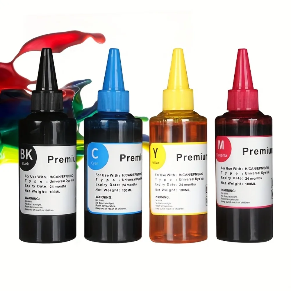 Бутылка с чернилами для принтеров 100 мл, высококачественные чернила на основе красителя, универсальные для Epson, HP, Canon, Brother, для струйной печати, обеспечивающие плавную печать, офисные принадлежности
Бутылка с чернилами для принтеров 100 мл, высококачественные чернила на основе красителя, универсальные для Epson, HP, Canon, Brother, для струйной печати, обеспечивающие плавную печать, офисные принадлежности