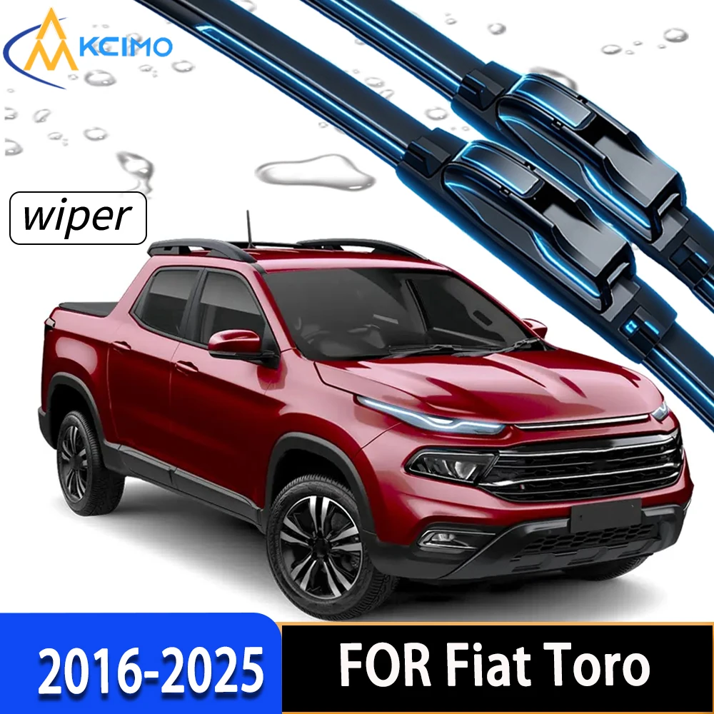 High Performance Front Windscreen Wipers with Durable High-Density Rubber, Custom Fit for Fiat Toro 2016-2025
High Performance Front Windscreen Wipers with Durable High-Density Rubber, Custom Fit for Fiat Toro 2016-2025
