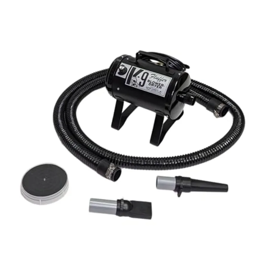 K9 Fluffer Dog Dryer Powerful Portable Grooming Blower for Dogs and Pets Matte Black
K9 Fluffer Dog Dryer Powerful Portable Grooming Blower for Dogs and Pets Matte Black
