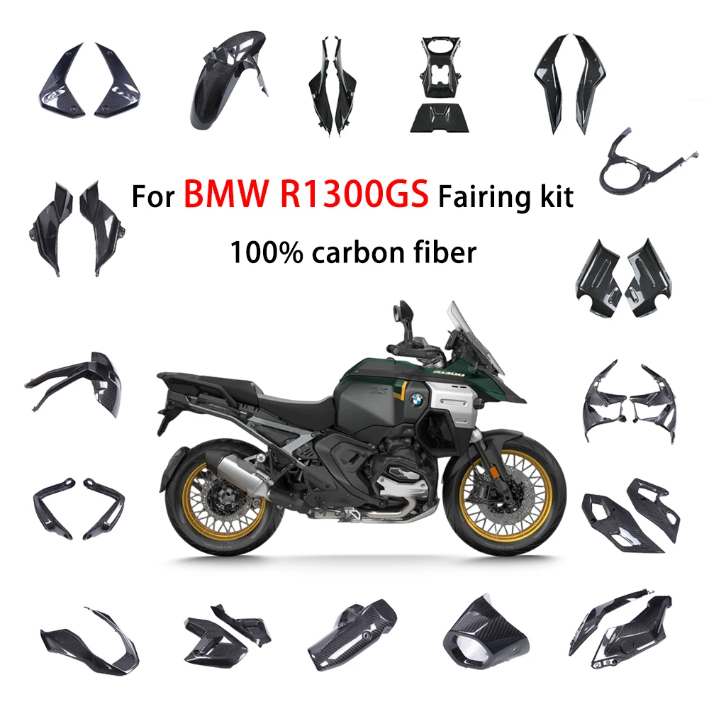 For BMW R1300GS motorcycle modification parts accessories 100% carbon fiber body side panel exhaust pipe cover Fairing kit
For BMW R1300GS motorcycle modification parts accessories 100% carbon fiber body side panel exhaust pipe cover Fairing kit