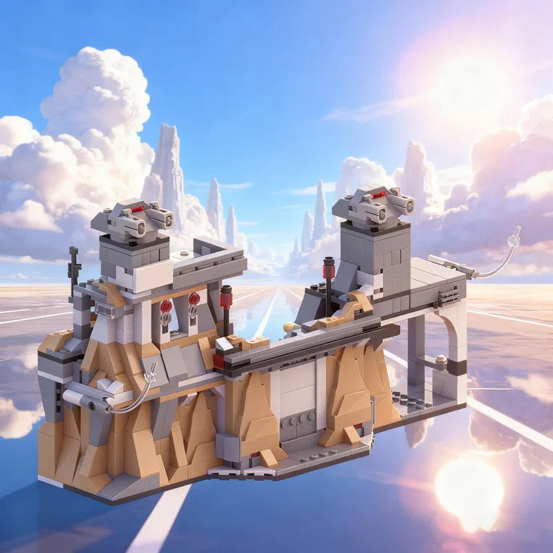 600pcs MOC Mandalorian Gate Fortress Star Battle Model Building Blocks Construction Festival Gifts Education Toy Brick
600pcs MOC Mandalorian Gate Fortress Star Battle Model Building Blocks Construction Festival Gifts Education Toy Brick
