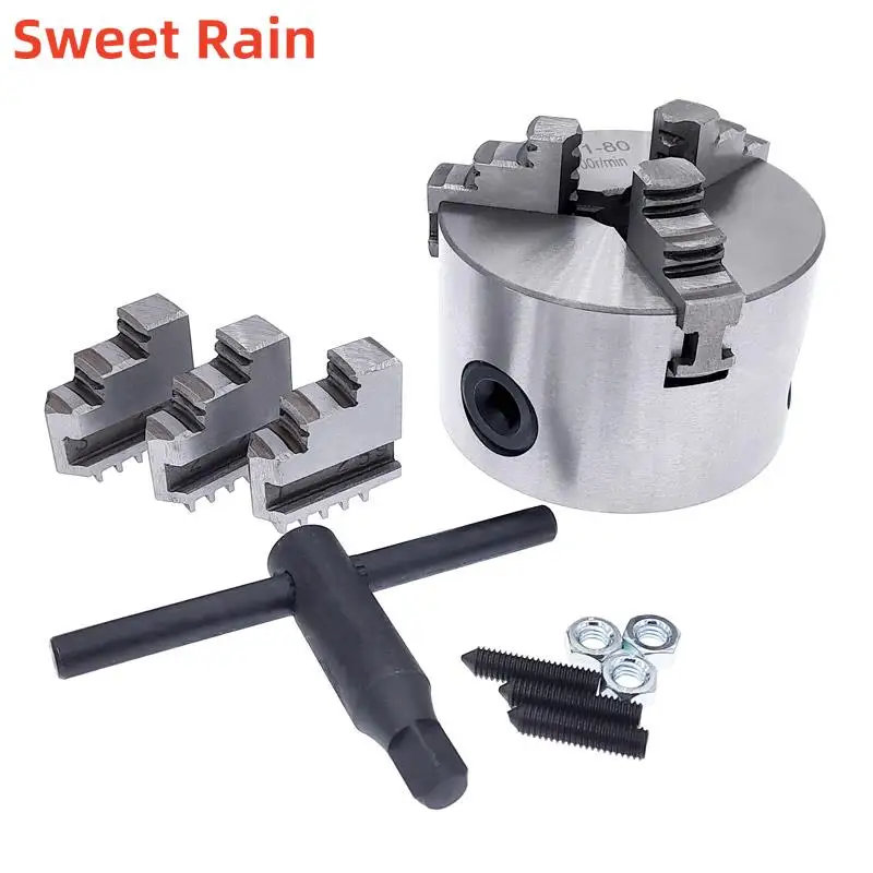 1PCS K11-80 3 Jaws Manual Lathe Chuck With Turning Machine Tools Accessories K11-80 3-Jaw Lathe Chuck Self-Centering Metal New
1PCS K11-80 3 Jaws Manual Lathe Chuck With Turning Machine Tools Accessories K11-80 3-Jaw Lathe Chuck Self-Centering Metal New