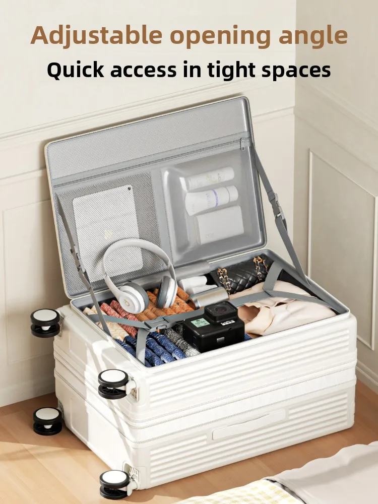 Large Capaci Travel Suitcase Women's Expandable Multi-Function Pull Rod Bag Durable Lage Bag with Lo And Wheels
Large Capaci Travel Suitcase Women's Expandable Multi-Function Pull Rod Bag Durable Lage Bag with Lo And Wheels