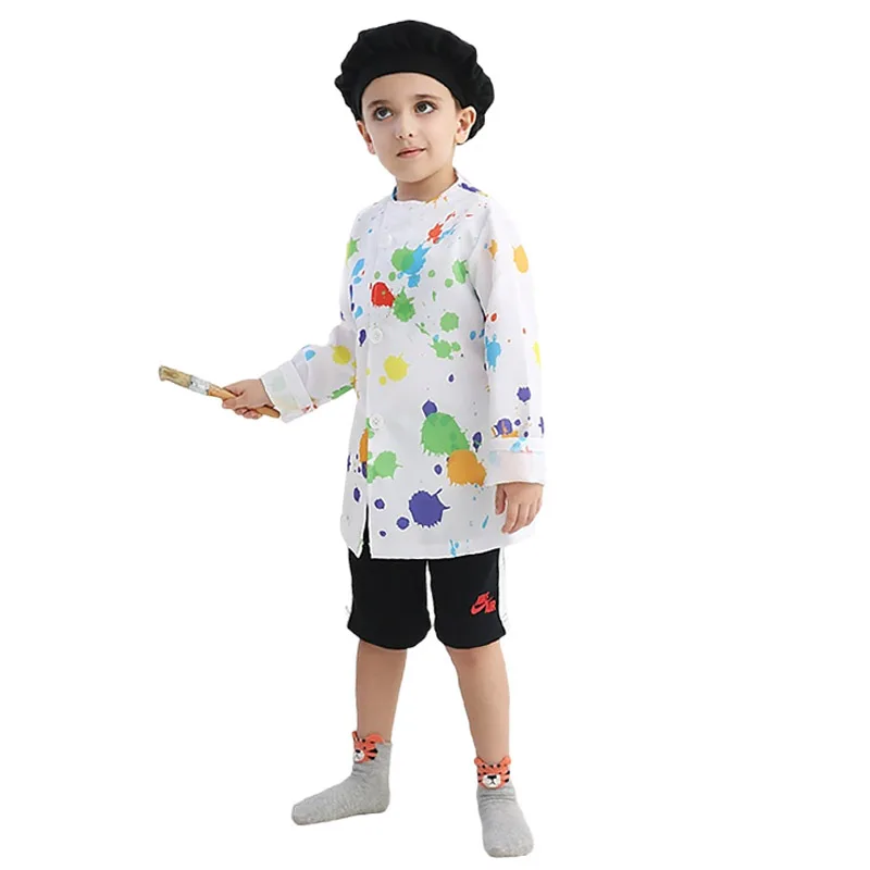 Niño Painter Dress Up With Beret Hat Carnival Halloween Niños Talented Artist Costume For Enfant
Niño Painter Dress Up With Beret Hat Carnival Halloween Niños Talented Artist Costume For Enfant