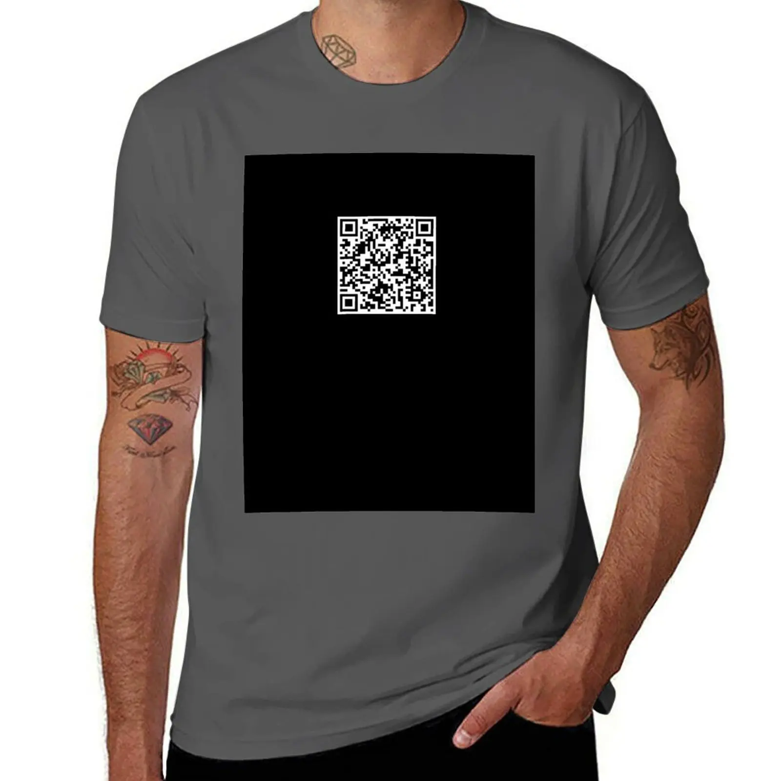 Rick Roll QR T-Shirt cotton t shirt pack cotton t shirts man 100% t shirts for man pack white T-Shirt
Rick Roll QR T-Shirt cotton t shirt pack cotton t shirts man 100% t shirts for man pack white T-Shirt