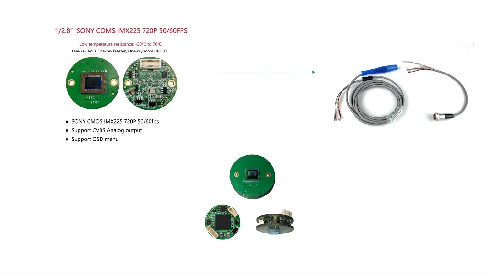 IN STOCK 1/3cmos Analog Endoscopic Camera SystemCVBS High-quality Selling Cheap Standard clear Endoscope Camera System Module
IN STOCK 1/3cmos Analog Endoscopic Camera SystemCVBS High-quality Selling Cheap Standard clear Endoscope Camera System Module