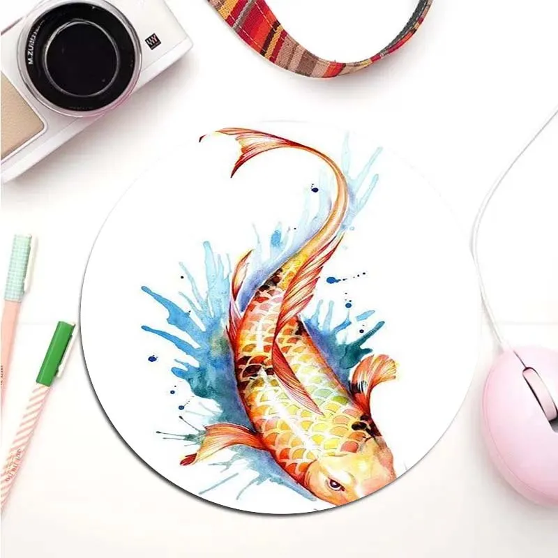 Yin Yang Fish Small Mousepad Office Business Home Decoration Mats Laptop Component Custom Pads Rubber Anti-slip Round Table Mat
Yin Yang Fish Small Mousepad Office Business Home Decoration Mats Laptop Component Custom Pads Rubber Anti-slip Round Table Mat