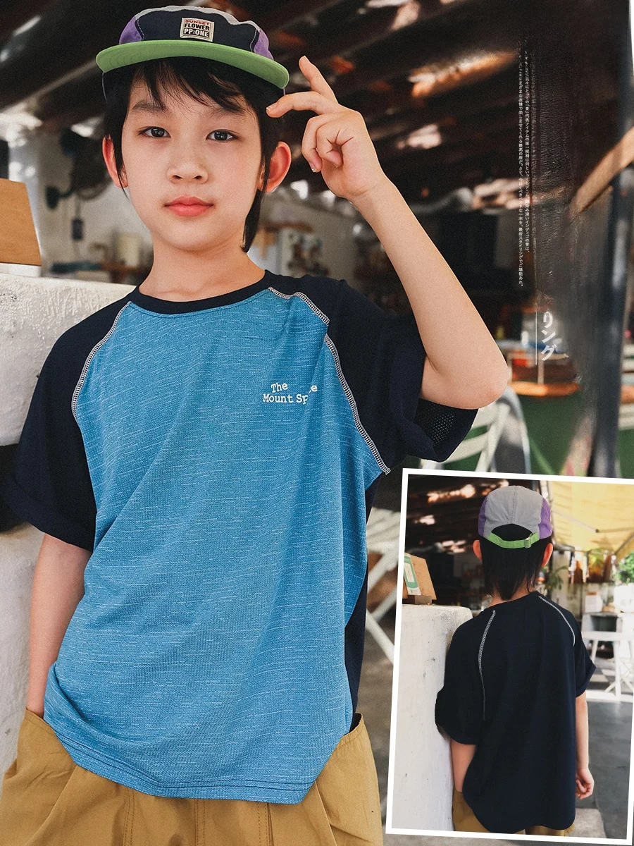 Pure Cotton Breathable Short Sleeve T-Shirt for Kids Outdoor Sports Skin-friendly Summer Shirt Patchwork Design Cotton Lycra
Pure Cotton Breathable Short Sleeve T-Shirt for Kids Outdoor Sports Skin-friendly Summer Shirt Patchwork Design Cotton Lycra