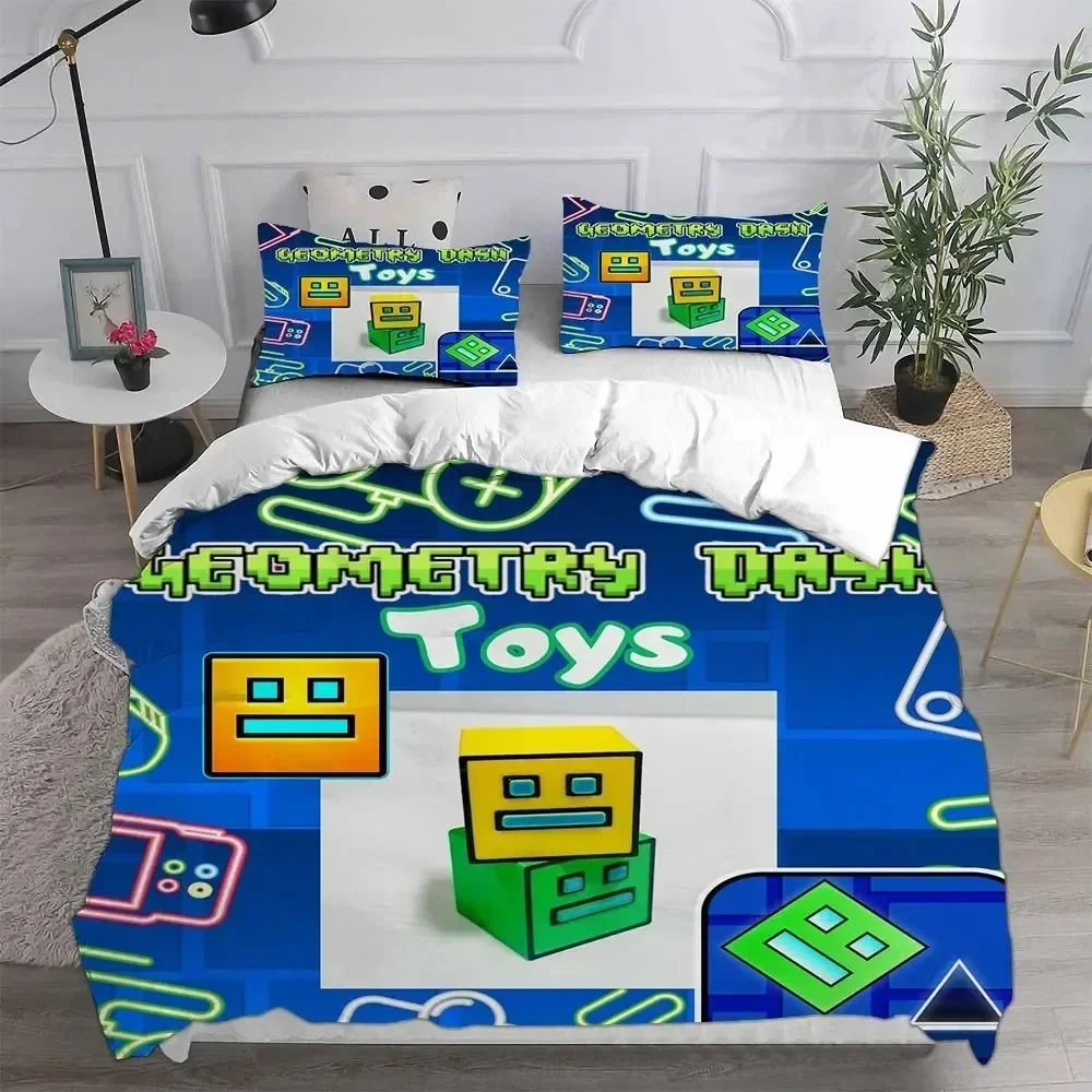 3D Geometry Dash Printed Bed Set Duvet Cover Pillowcase Bedding Set Bed Linen Sheet Quilt Cover Full Queen King Size
3D Geometry Dash Printed Bed Set Duvet Cover Pillowcase Bedding Set Bed Linen Sheet Quilt Cover Full Queen King Size