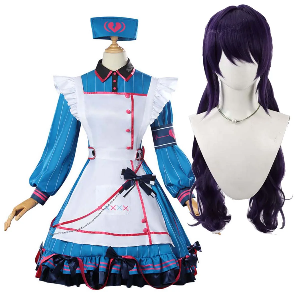 Anime PJSK Asahina Mafuyu Cosplay Terrible Miss Nurse Costume Or Wig
Anime PJSK Asahina Mafuyu Cosplay Terrible Miss Nurse Costume Or Wig