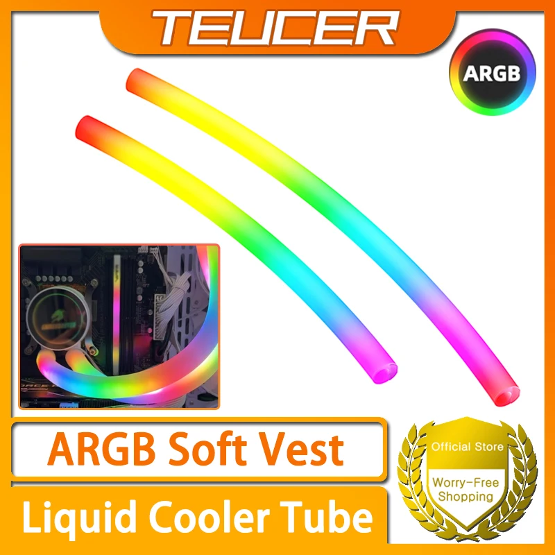 TEUCER ARGB CPU Water Cooled Neon Light Tube For computer AIO 120 240 360 Water Liquid Cooler PC DIY Modification Accessories
TEUCER ARGB CPU Water Cooled Neon Light Tube For computer AIO 120 240 360 Water Liquid Cooler PC DIY Modification Accessories