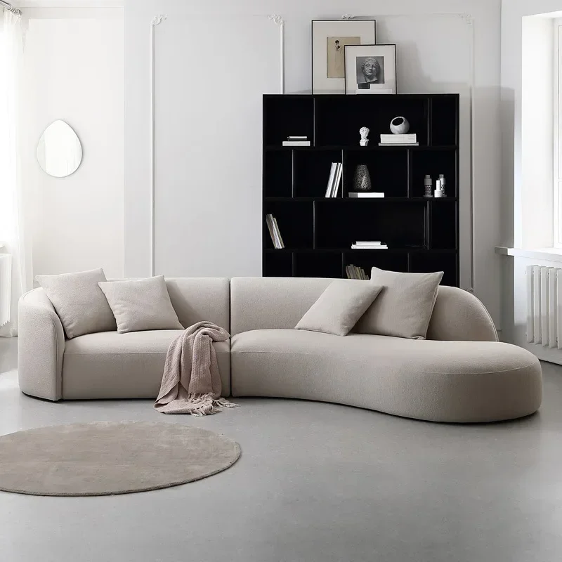 2026 Luxury Curved Sofa Hotel Lobby Reception Sofa Designer Living Room Creative Lamb Velvet Sofa
2026 Luxury Curved Sofa Hotel Lobby Reception Sofa Designer Living Room Creative Lamb Velvet Sofa