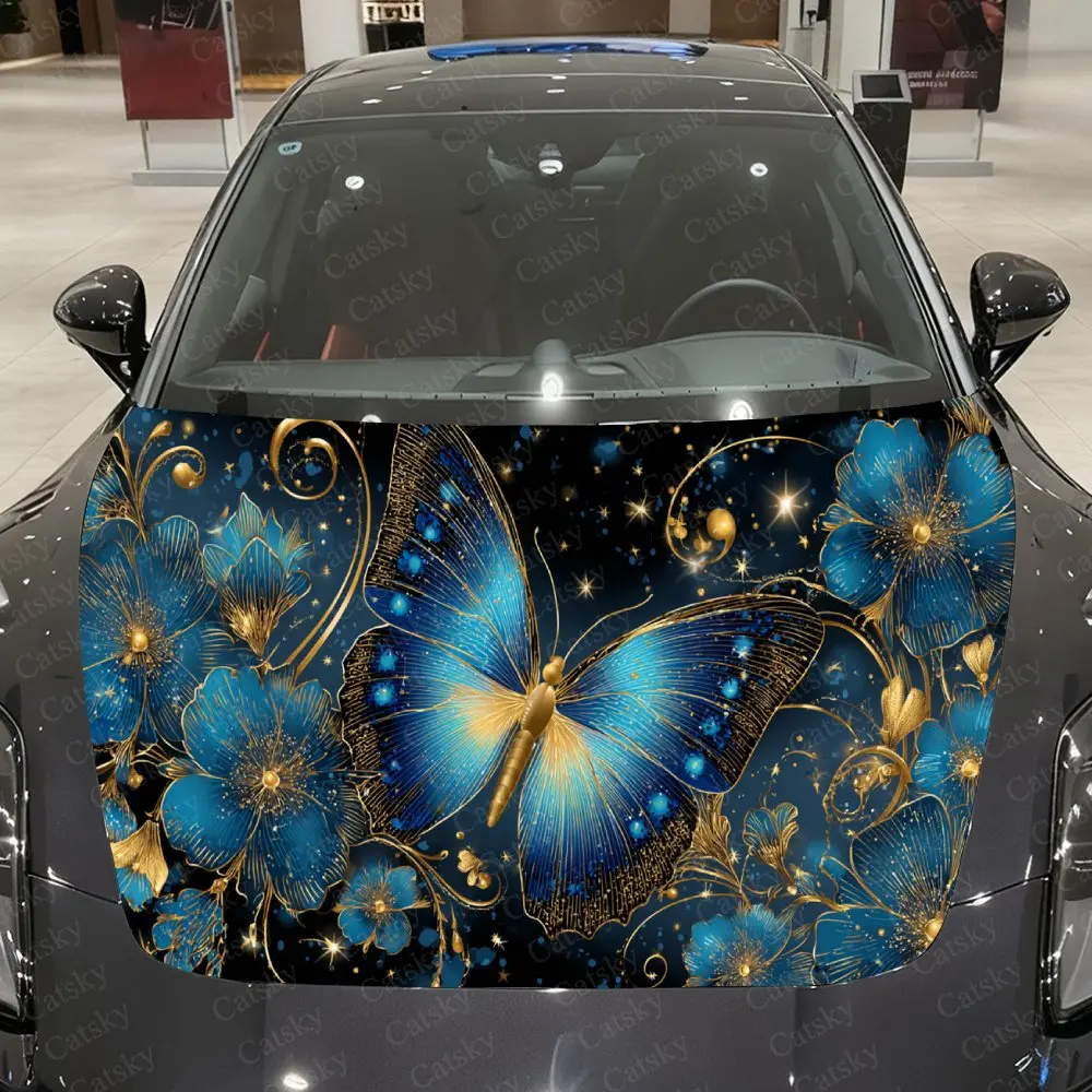 Синяя бабочка, обернутая цветами, автомобильная виниловая пленка, материал ПВХ, водонепроницаемая наклейка на капот автомобиля, самоклеящаяся устойчивая к царапинам наклейка
Синяя бабочка, обернутая цветами, автомобильная виниловая пленка, материал ПВХ, водонепроницаемая наклейка на капот автомобиля, самоклеящаяся устойчивая к царапинам наклейка