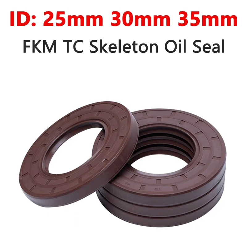1/5pcs ID 25mm 30mm 35mm Brown Fluorine Rubber TC Skeleton Oil Seal FKM High Temperature Gasket Acid Resistance OD 36-62mm
1/5pcs ID 25mm 30mm 35mm Brown Fluorine Rubber TC Skeleton Oil Seal FKM High Temperature Gasket Acid Resistance OD 36-62mm