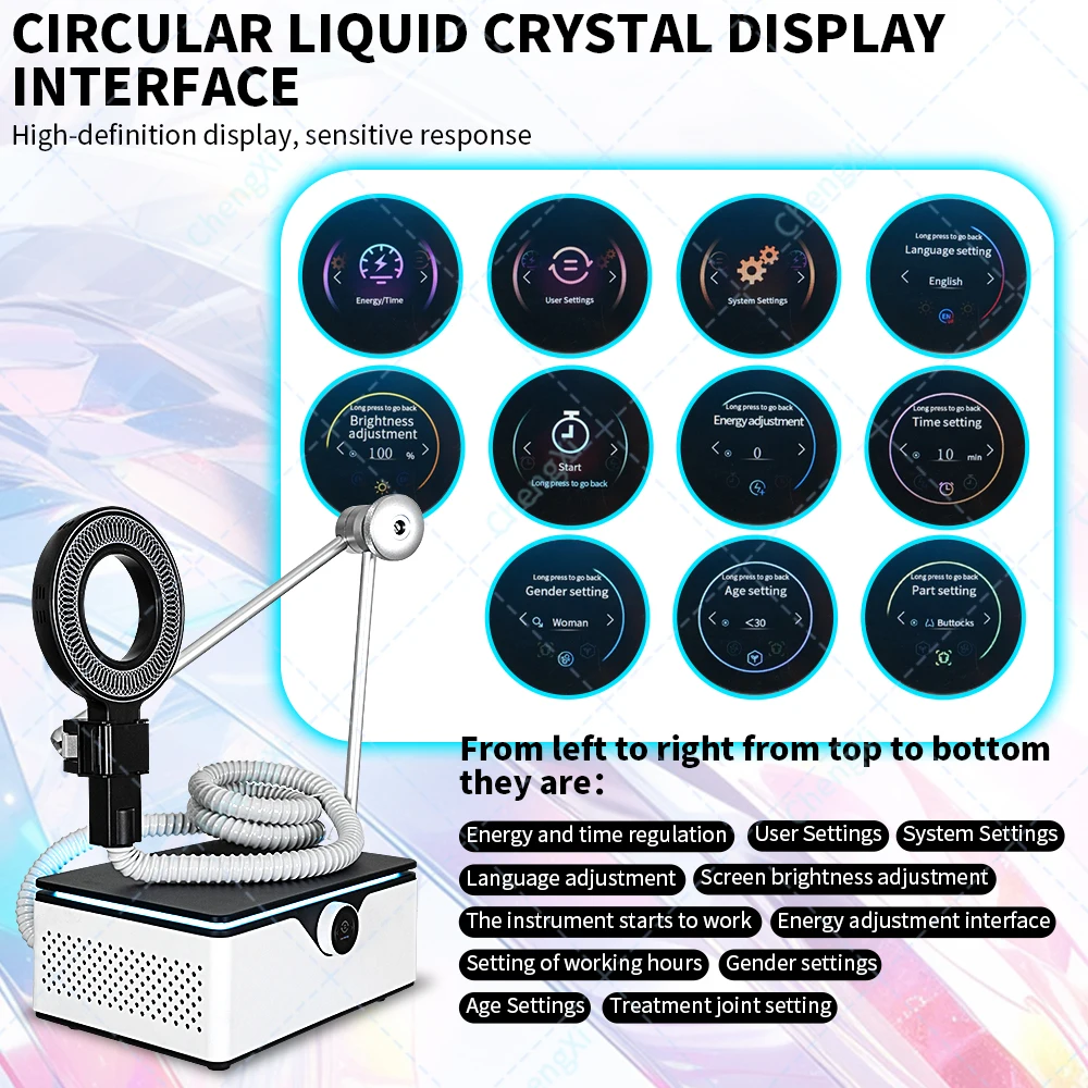 Профессиональный аппарат для магнитотерапии для снятия боли в теле и мышцах
Профессиональный аппарат для магнитотерапии для снятия боли в теле и мышцах