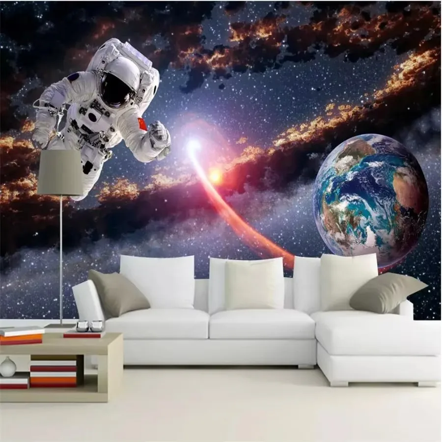 3D обои с космической Вселенной на заказ для детской комнаты, фреска астронавта с землей, планетами, солнечной системой, молочный путь, фоновая стена
3D обои с космической Вселенной на заказ для детской комнаты, фреска астронавта с землей, планетами, солнечной системой, молочный путь, фоновая стена