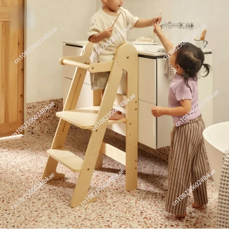 Wooden kids foldable learning tower kitchen step stool helper tower wooden high chair toddler
Wooden kids foldable learning tower kitchen step stool helper tower wooden high chair toddler