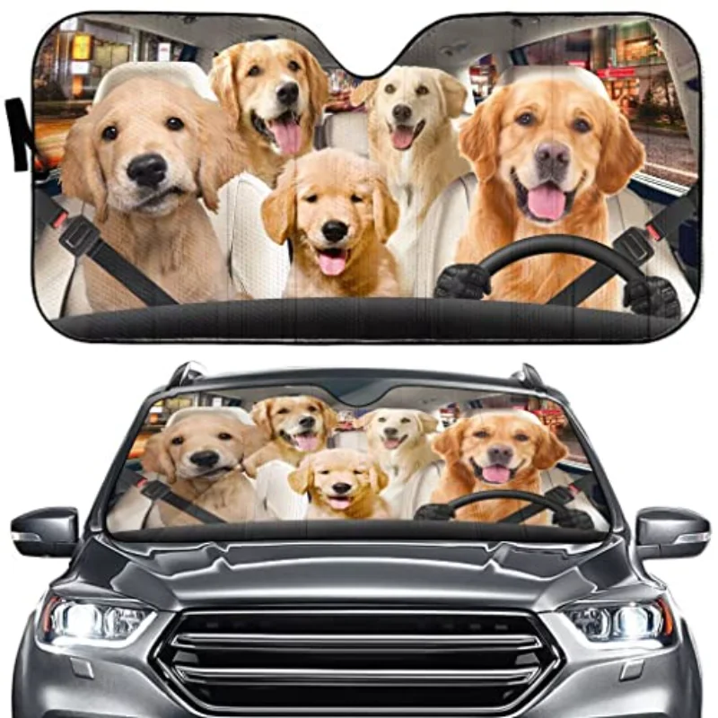 Golden Retriever автомобильный козырек для домашних животных солнцезащитный козырек для домашних животных семейный водитель автомобильный передний козырек Солнцезащитный козырек 3D Печатный Забавный собачий автомобиль Au
Golden Retriever автомобильный козырек для домашних животных солнцезащитный козырек для домашних животных семейный водитель автомобильный передний козырек Солнцезащитный козырек 3D Печатный Забавный собачий автомобиль Au