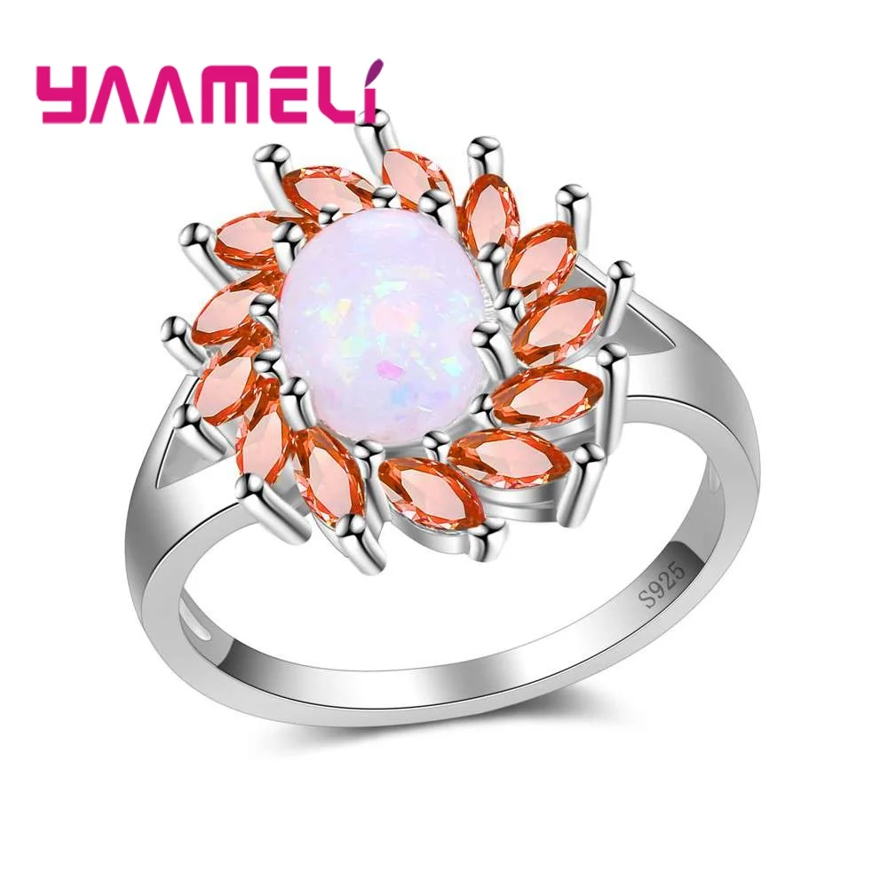 New Arrival Fashion Women Ring With Pink Opal Sparking Crystal Stone 925 Sterling Silver Accessories Beautiful Girl Gift
New Arrival Fashion Women Ring With Pink Opal Sparking Crystal Stone 925 Sterling Silver Accessories Beautiful Girl Gift
