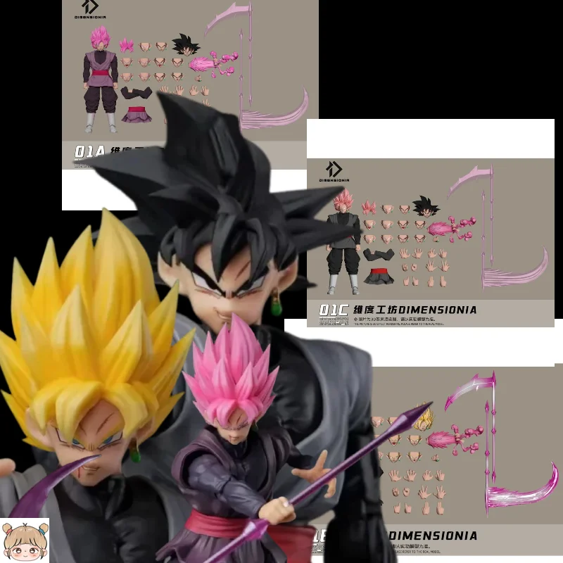 Pre-sale Dimensionia Studio Dragon Ball SHF Black Goku & Zamasu Figure Set 01A 01B 01C Super Saiyan 1/12 Action Figure Gifts
Pre-sale Dimensionia Studio Dragon Ball SHF Black Goku & Zamasu Figure Set 01A 01B 01C Super Saiyan 1/12 Action Figure Gifts