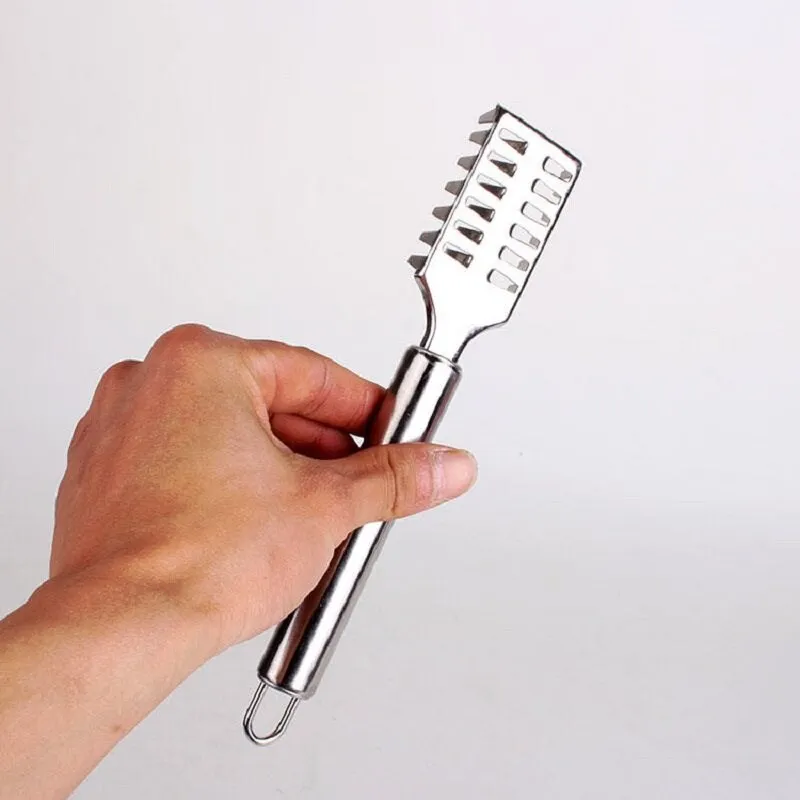 Fish Skin Scraper Brush Kitchen Scale Grater Fishing Tool Stainless Steel Compact Size for Home Cooking And Food Preparation
Fish Skin Scraper Brush Kitchen Scale Grater Fishing Tool Stainless Steel Compact Size for Home Cooking And Food Preparation