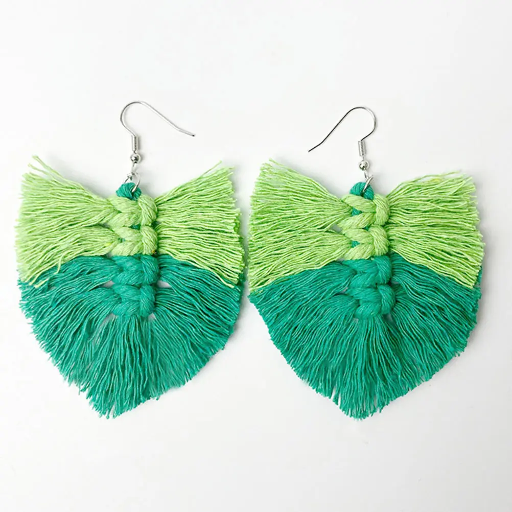 3 Pairs Tassel Earrings St Cotton Thread Dangle Patrick's Day Drop Knitting Pendant Fashion Accessory Festival Trendy
3 Pairs Tassel Earrings St Cotton Thread Dangle Patrick's Day Drop Knitting Pendant Fashion Accessory Festival Trendy