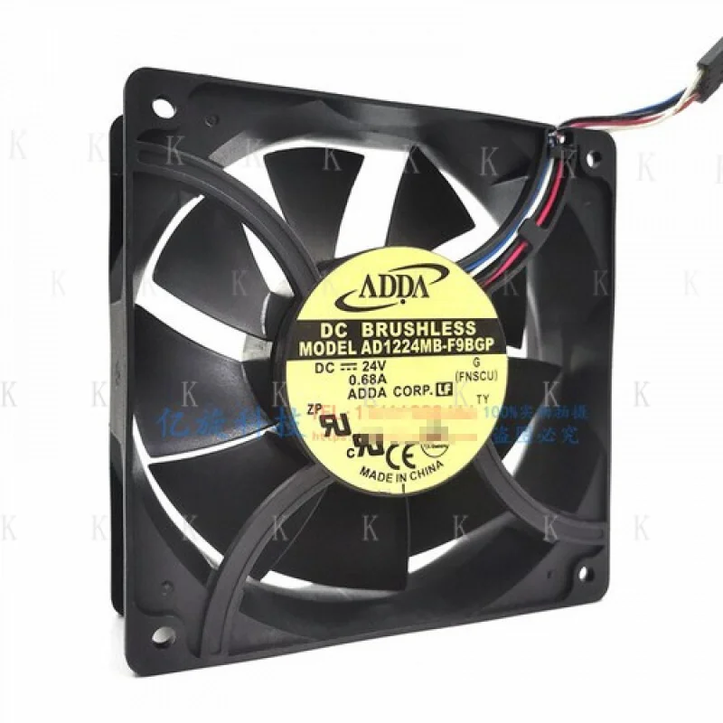C FOR ADDA AD1224MB-F9BGP 12038 24V 0.68A 4-wire PWM cooling fan
C FOR ADDA AD1224MB-F9BGP 12038 24V 0.68A 4-wire PWM cooling fan