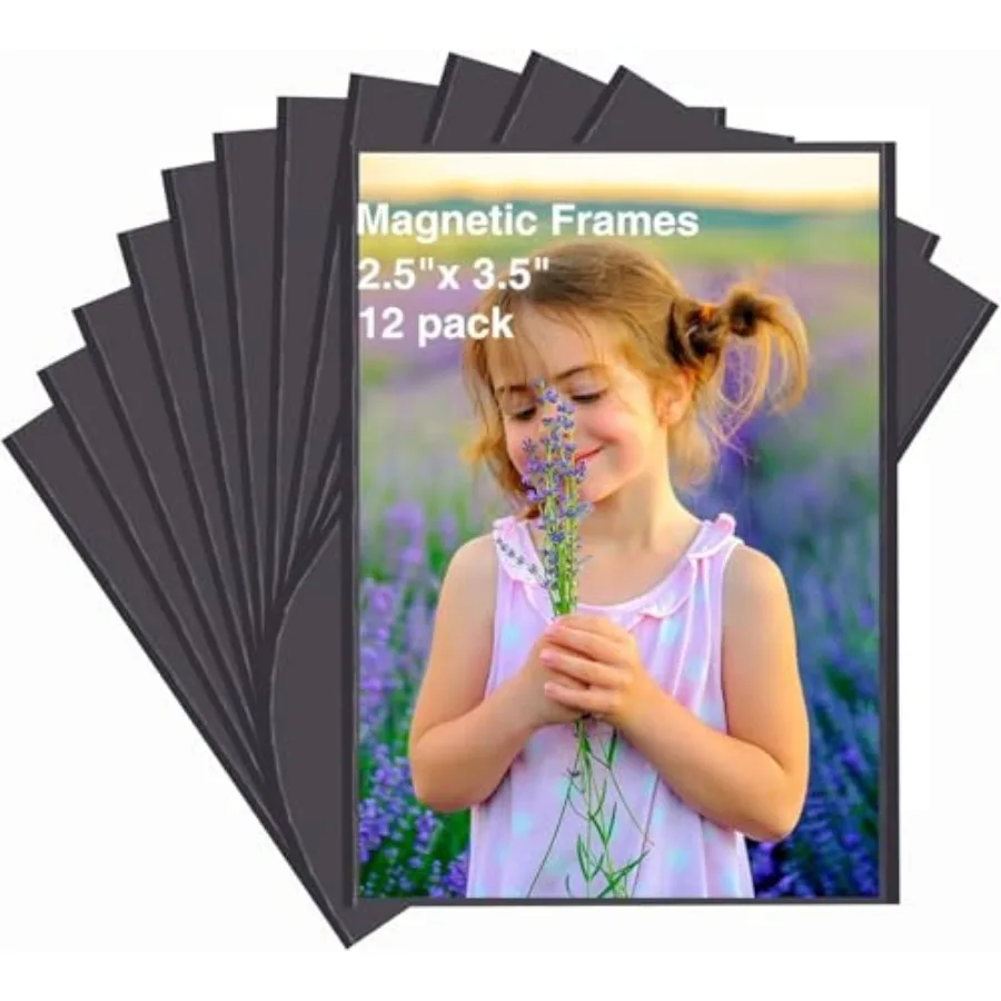 Pack Small Wallet Magnetic Picture Frames for Fridge Hold 2.5x3.5 2x3 Polaroid Instax Photos, Little Mini Refrigerator Magnet P
Pack Small Wallet Magnetic Picture Frames for Fridge Hold 2.5x3.5 2x3 Polaroid Instax Photos, Little Mini Refrigerator Magnet P