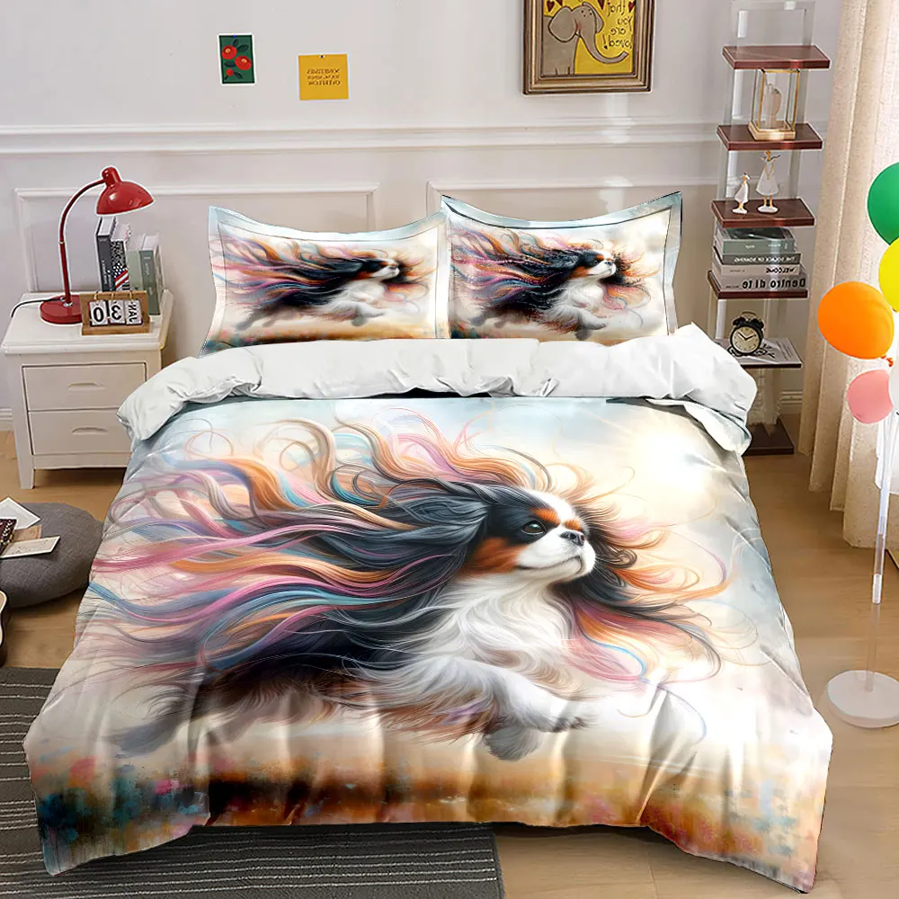 "Colorful Dog Art Decor Set" Soft Comfortable Duvet Cover Bedding Set Included 1*Duvet Cover & 2*Pillowcases, gift
"Colorful Dog Art Decor Set" Soft Comfortable Duvet Cover Bedding Set Included 1*Duvet Cover & 2*Pillowcases, gift
