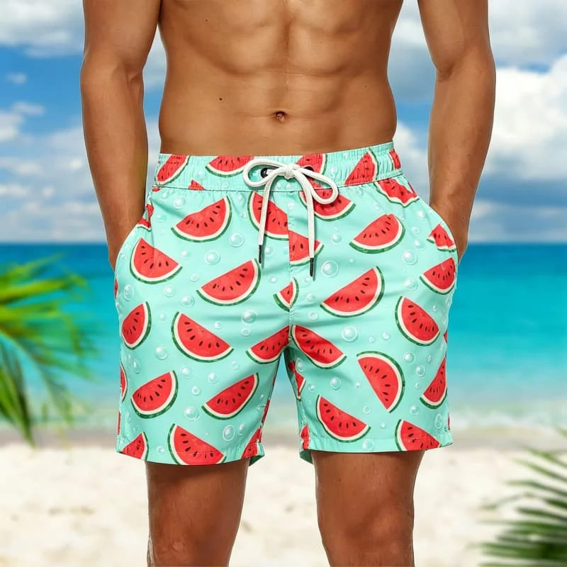 Men's Tropical Fruit Print Casual Shorts, for Casual Gatherings, Outdoor Activities, Summer Parties & Laid-Back Looks
Men's Tropical Fruit Print Casual Shorts, for Casual Gatherings, Outdoor Activities, Summer Parties & Laid-Back Looks