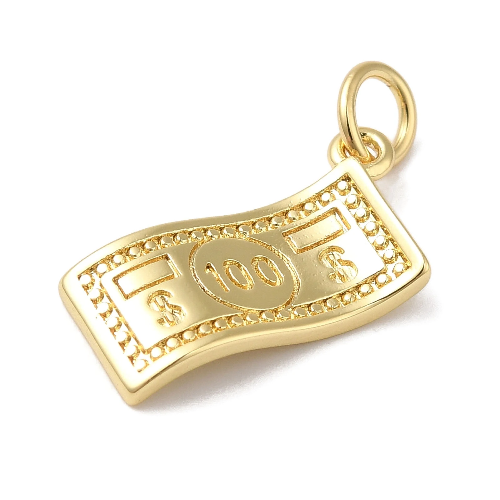 10pcs 100 Dollars Money Brass Pendants Real 18K Gold Plated for Bracelet Necklace KeyChain Making DIY Handmade Jewelry Supplies
10pcs 100 Dollars Money Brass Pendants Real 18K Gold Plated for Bracelet Necklace KeyChain Making DIY Handmade Jewelry Supplies