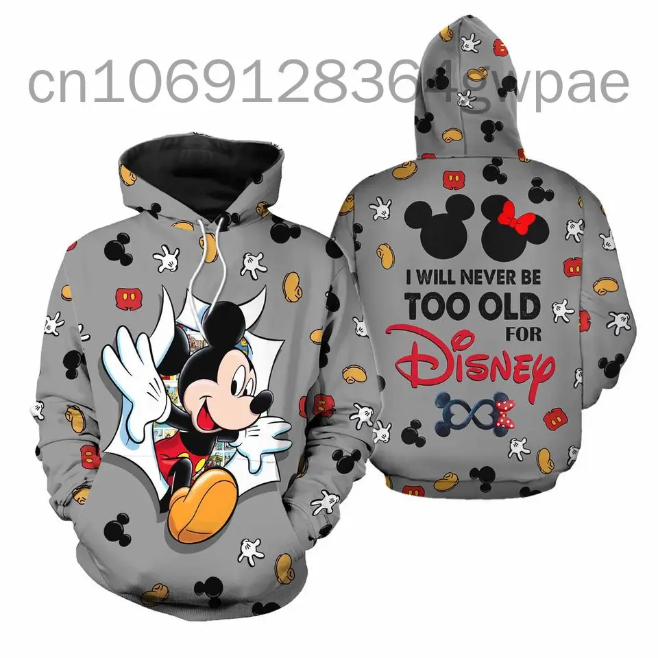 Disney Cartoon Minnie Mickey Mouse 3D Hoodie Sweatshirts Men Women Boys Girls Pullover Harajuku Streetwear Pocket Hoodies
Disney Cartoon Minnie Mickey Mouse 3D Hoodie Sweatshirts Men Women Boys Girls Pullover Harajuku Streetwear Pocket Hoodies