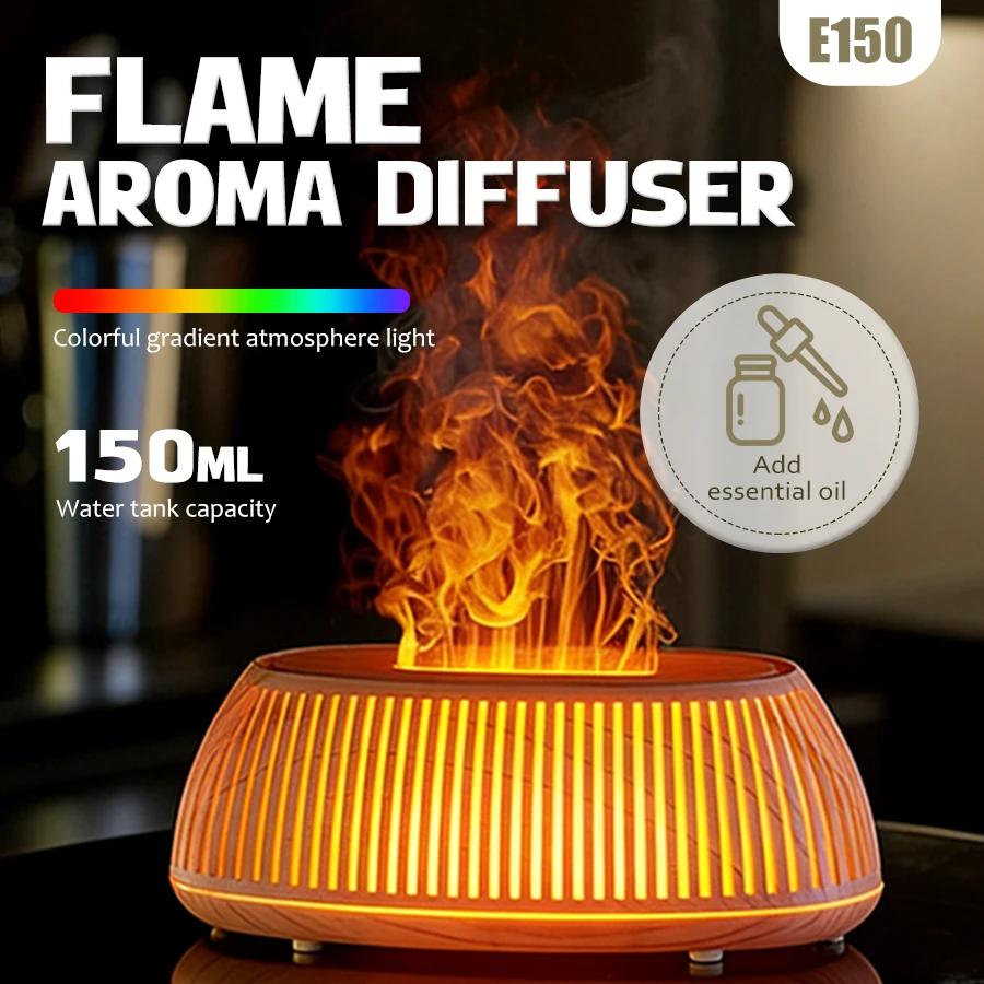 3D Flame Aroma Diffuser, USB Cool Mist Humidifier, Colorful Fire Effect, Essential Oil Diffuser for Bedroom Office Yoga Home
3D Flame Aroma Diffuser, USB Cool Mist Humidifier, Colorful Fire Effect, Essential Oil Diffuser for Bedroom Office Yoga Home