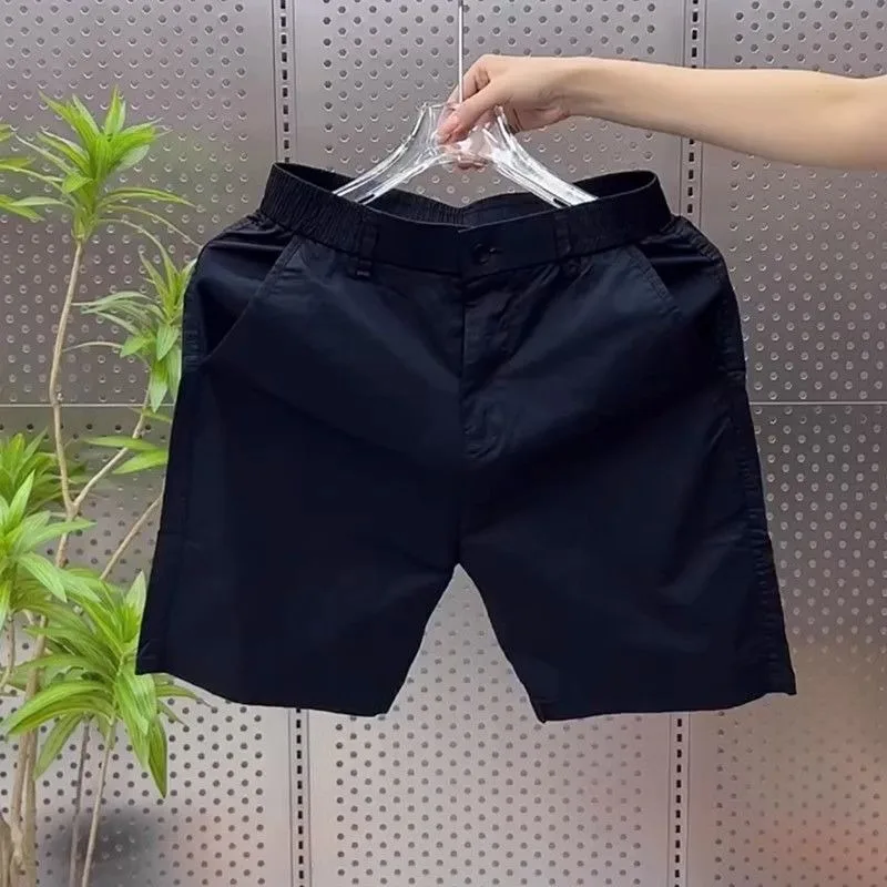 Men's Summer Beach Casual Shorts Black Lightweight Breathable Quick Dry Slim Fit Suit Style for Travel and Daily Wear
Men's Summer Beach Casual Shorts Black Lightweight Breathable Quick Dry Slim Fit Suit Style for Travel and Daily Wear