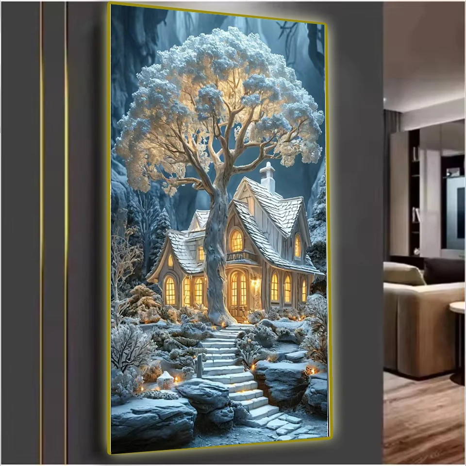 Fantasy White Tree House Landscape DIY 5D Diamond Painting Colorful Tree Full Square/Round Mosaic Large Diamond Embroidery
Fantasy White Tree House Landscape DIY 5D Diamond Painting Colorful Tree Full Square/Round Mosaic Large Diamond Embroidery