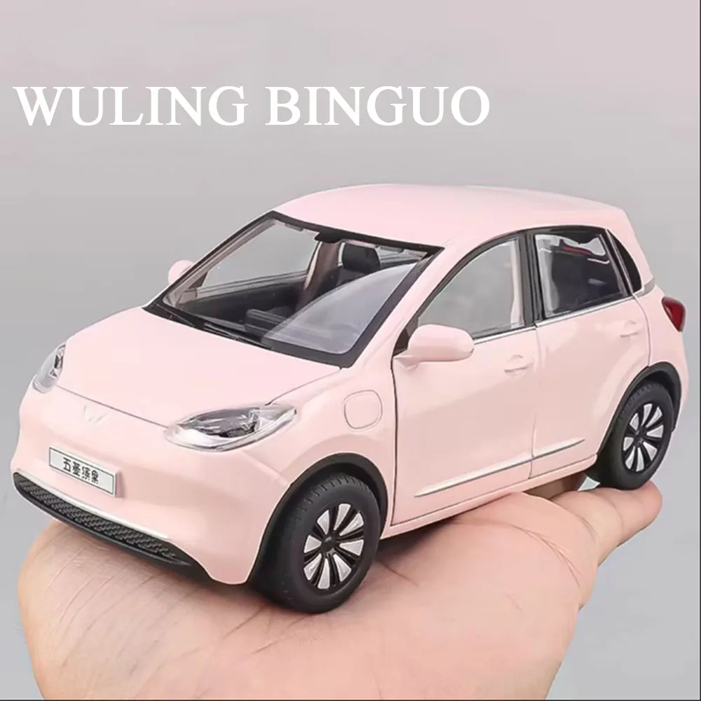 1:24 WULING Bingo MINI EV Model Alloy Diecast Cars Toy Wheel Pull Back Miniature Car with Light Sound Vehicle Toddler Kids Gifts
1:24 WULING Bingo MINI EV Model Alloy Diecast Cars Toy Wheel Pull Back Miniature Car with Light Sound Vehicle Toddler Kids Gifts