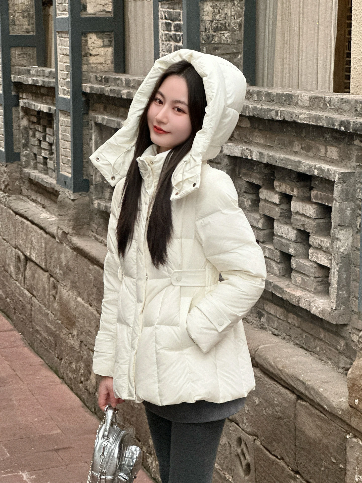 Winter Long Waist-Cinching Slimming Design Duck down Jacket Women's Mid-Length Coat Warm Stylish Commute-Friendly Nylon
Winter Long Waist-Cinching Slimming Design Duck down Jacket Women's Mid-Length Coat Warm Stylish Commute-Friendly Nylon