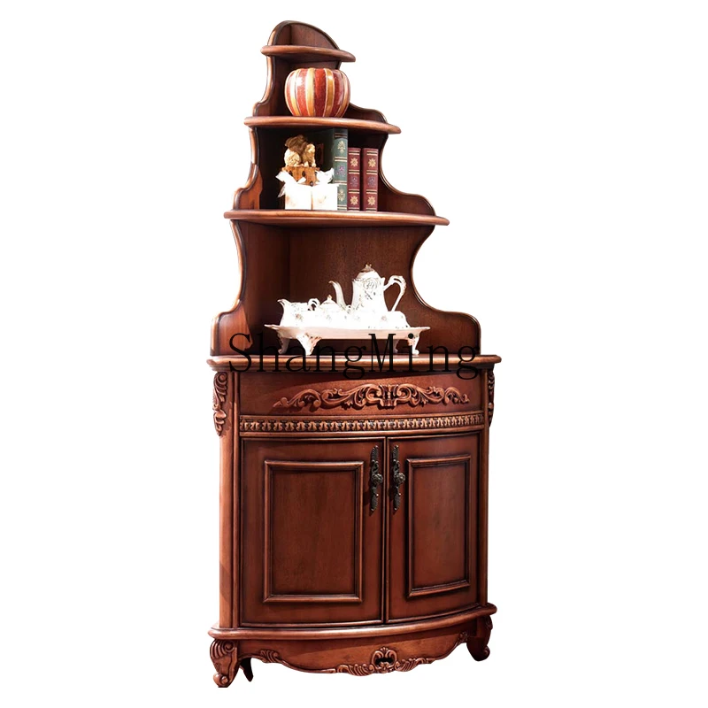 ZJH Solid wood corner cabinet Rural retro corner cabinet, corner cabinet Triangle cabinet Shelf
ZJH Solid wood corner cabinet Rural retro corner cabinet, corner cabinet Triangle cabinet Shelf