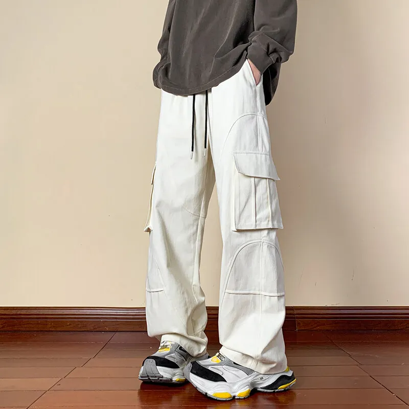 Solid Color Men's Casual Cotton Full-Length Pants Street Straight Trousers Outwear Loose Elastic Waist Joggers Large Size M-5XL
Solid Color Men's Casual Cotton Full-Length Pants Street Straight Trousers Outwear Loose Elastic Waist Joggers Large Size M-5XL